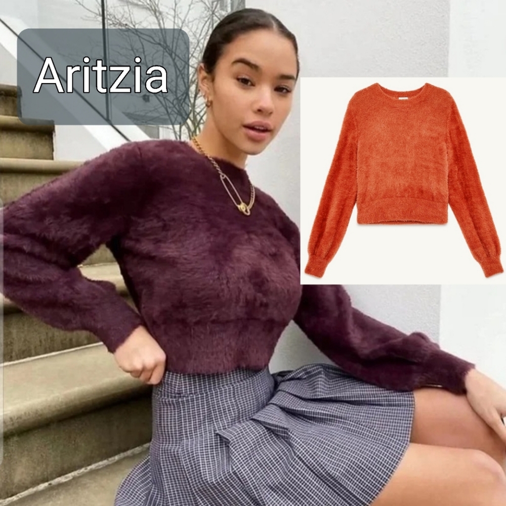 Sunday Best Rust Orange Kitten Sweater